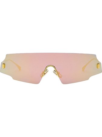 Fendi Eyewear gradient-effect Aviator Sunglasses - Farfetch
