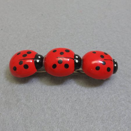 Big Lady Bug Hair Barrette 3.25 Inches Long Child's Hair | Etsy