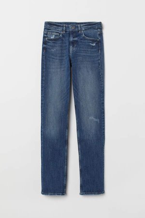Straight Regular Jeans - Blue