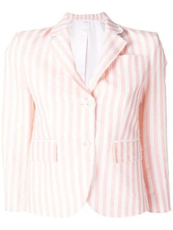 Thom Browne Wide Stripe Raw-Edge Sport Coat $1,014 - Buy Online SS19 - Quick Shipping, Price