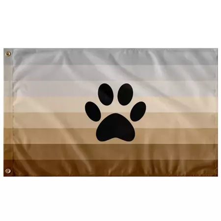 Furry Pride Wall Flag Version 3 Single-reverse - Etsy | CowboyYeehaww