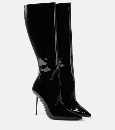 Lidia Knee High Boots in Black - Paris Texas | Mytheresa
