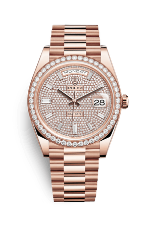 Relógio Rolex Day-Date 40: Ouro Everose 18 quilates – M228345RBR-0002