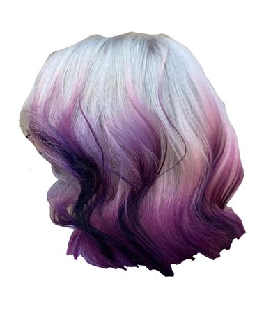 bleach purple hair