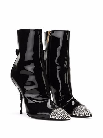 Dolce & Gabbana crystal-embellished ankle boots - FARFETCH