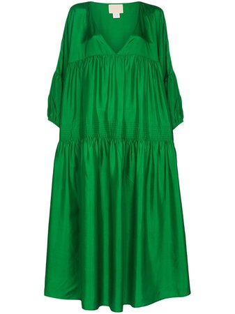 Shop Anaak Airi tiered maxi dress with Express Delivery - FARFETCH