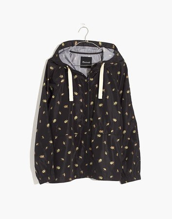 Raincheck Packable Raincoat in French Daisies black