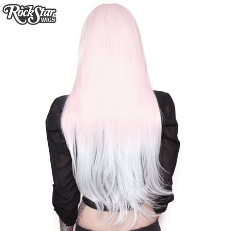 RockStar Wigs Ombre Alexa™ Collection - Pink to White Fade – Dolluxe®