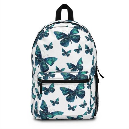 Butterfly Backpack Girls Bookbag School Bag Butterfly - Etsy