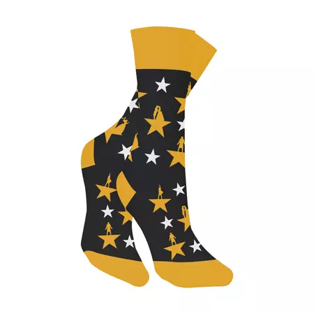 HAMILTON Gold Star Pattern Socks – Broadway Merchandise Shop by Creative Goods