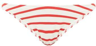 The Vanessa Striped Bikini Briefs - Womens - Red Stripe