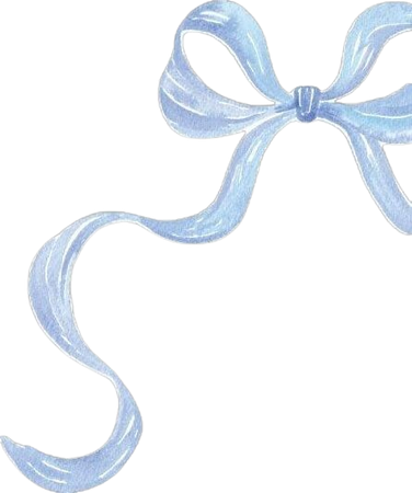 blue water colour ribbon