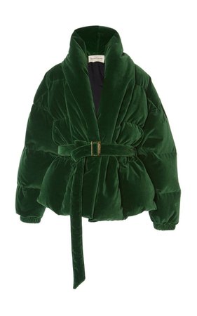green velvet jacket