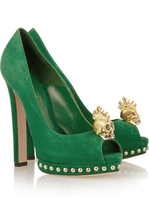 McQ green heels