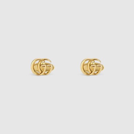 Undefined Yellow Gold GG Running yellow gold cufflinks | GUCCI® US