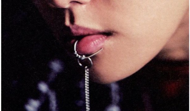 Baekhyun Monster lip piercing