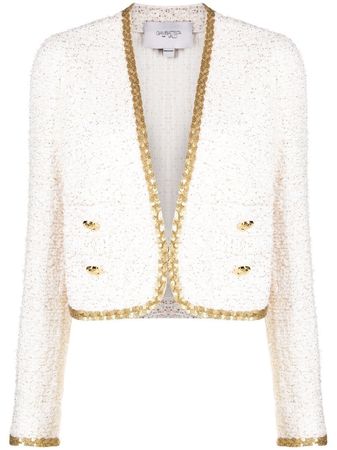 Giambattista Valli Cropped Tweed Jacket - Farfetch