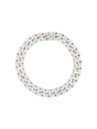 SHAY 18kt white gold pavé diamond bracelet