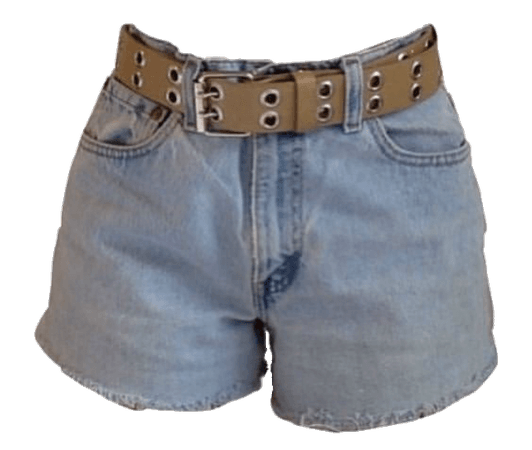 shorts with belt