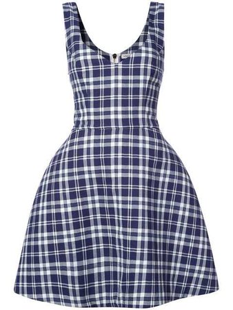 Natasha Zinko Plaid Dress $1,126 - Buy AW17 Online - Fast Global Delivery, Price
