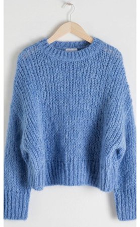Blue sweater