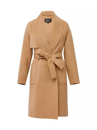 Shop Mackage Thalia Wool Belted Coat | Saks Fifth Avenue