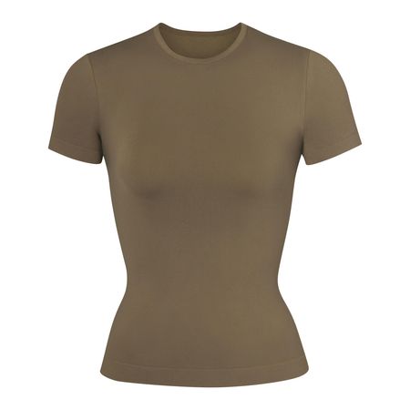 Soft Smoothing T-Shirt - Army Green | SKIMS