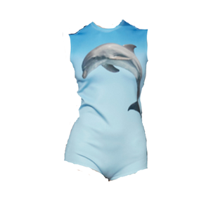 JwAnderson: spring/summer 2023 Dolphin print romper