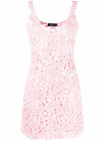 Blumarine Crochet Sleeveless Mini Dress - Farfetch