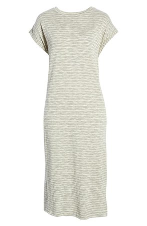 Caslon® Roll Sleeve T-Shirt Dress | Nordstrom