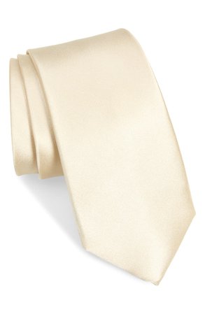 Nordstrom Men's Shop Solid Silk X-Long Tie | Nordstrom