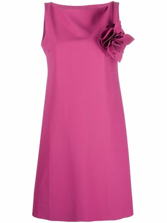 CHIARA BONI La Petite Robe flower-applique Detail Dress - Farfetch