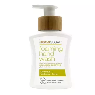 Raw Sugar Foaming Hand Wash Coconut + Verbena + Lime - 12 Fl Oz : Target