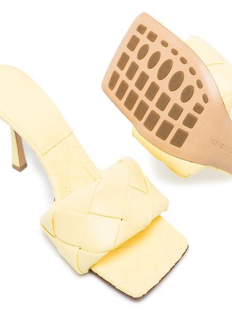Shop Bottega Veneta Lido 90mm sandals with Express Delivery - FARFETCH