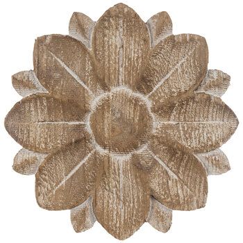 Natural Rustic Flower Wood Wall Decor | Hobby Lobby | 80938936