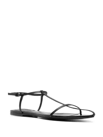 Jil Sander Thong ankle-strap Sandals - Farfetch