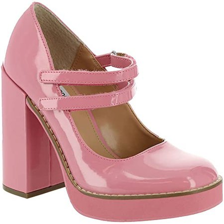 Amazon.com: Steve Madden Moccasin Twice for women, patent leather pink, 7 : Clothing, Shoes and Jewelry