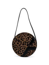 Manu Atelier leopard print shoulder bag $432 - Shop SS19 Online - Fast Delivery, Price