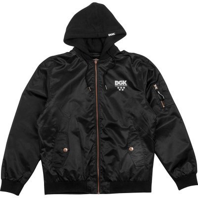 DGK Soldier Bomber Jacket, Black | SK8 Clothing Canada
