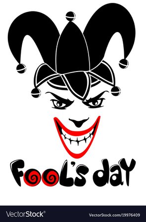 April fools day concept Royalty Free Vector Image