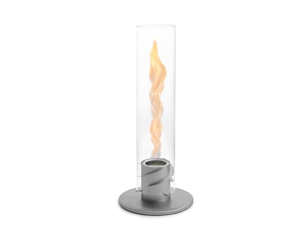 Bioethanol freestanding Borosilicate glass fireplace SPIN Spin Collection By höfats