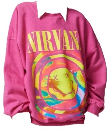 Nirvana Pink Crewneck