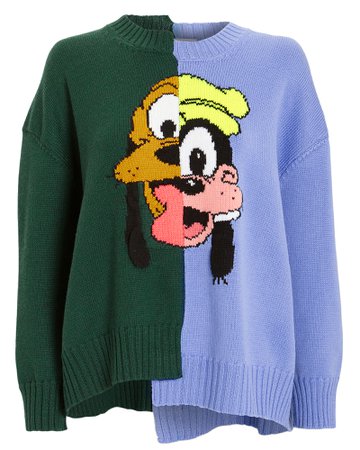 Monse | Pluto and Goofy Merino Wool Sweater