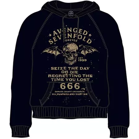 Avenged Sevenfold Unisex Pullover Hoodie: Seize the Day – HeyRusty