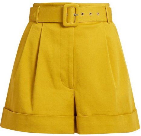 Mustard shorts