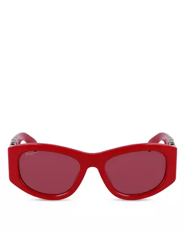 Ferragamo Gancini 53mm Oval Sunglasses