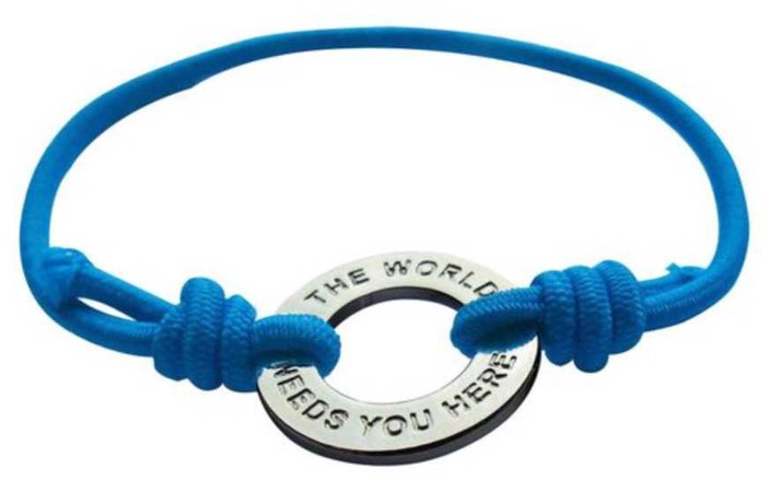 the world needs you here. bracelet
