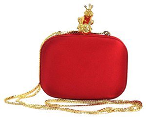 Love Moschino Prince Charming Box Red Satin Clutch - Tradesy
