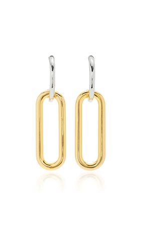 Rachel Mini Drop Gold-Plated Earrings By Demarson | Moda Operandi