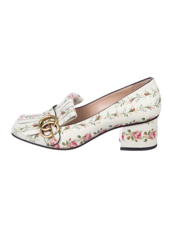 Gucci Floral Marmont GG Pumps - Shoes - GUC235171 | The RealReal